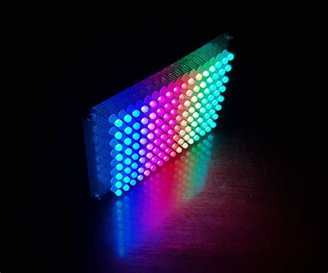 Diy Smart Rgb Matrix 8x16 7 Steps With Pictures Instructables