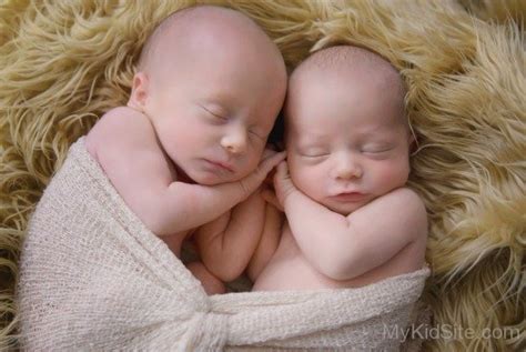 Cute Twins Sleeping Picture