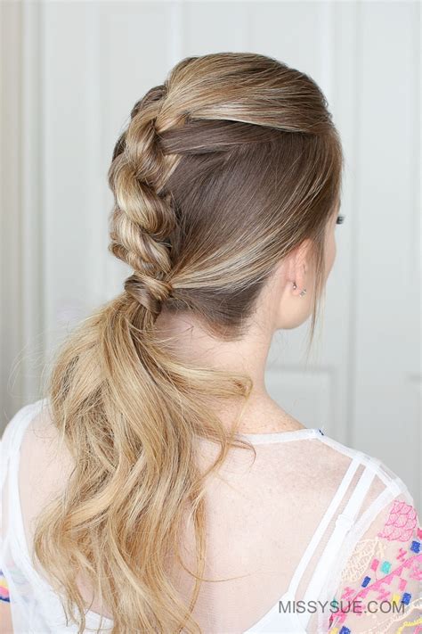 3 Easy Rope Braid Hairstyles Missy Sue