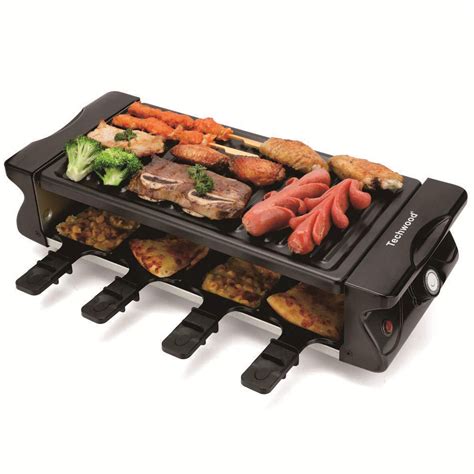 Barbecue or barbeque (informally, bbq; 50% off Electric BBQ & Raclette Grill - Deal Hunting Babe