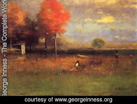 George Inness Indian Summer Painting Reproduction