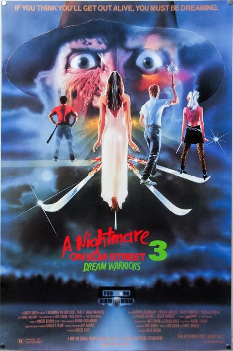 A Nightmare On Elm Street 3 Dream Warriors One Sheet Usa