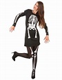 Disfraz de esqueleto mujer Halloween: Disfraces adultos,y disfraces ...