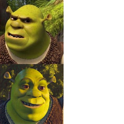 Shrek No Yes Drake Format Blank Template Imgflip