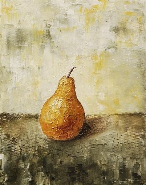 Pear By Draia Coralia Pear Art Fruit Painting Fine Art America