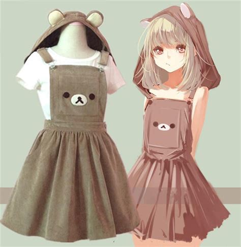 Cutie Rilakkuma Overall Dress Se5645