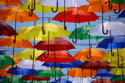 Colorful Umbrellas 4k Wallpapers Wallpaper Cave