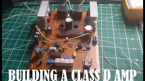 Building Your Own Discrete Diy Class D Audio Amplifier Youtube