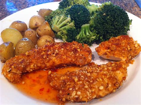 Almond Crusted Chicken Baked Low Carb Meal The Hungry Nomad
