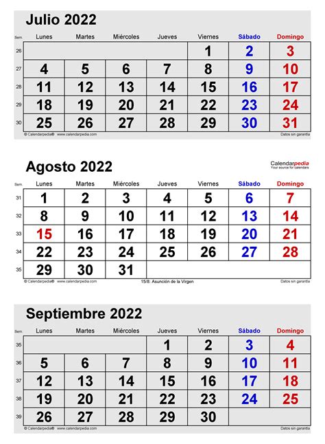 Calendario Agosto 2022 En Word Excel Y Pdf Calendarpedia