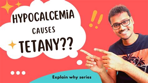 Hypocalcemia Causes Tetany Why Youtube