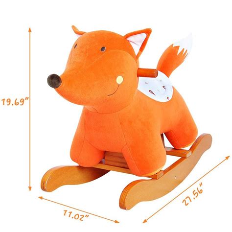 Labebe Baby Rocking Horse Kid Ride On Toy Child Riding Toy Fox