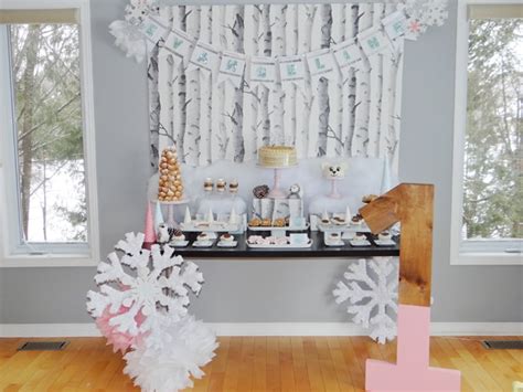 Whimsical Winter Wonderland Themed Party