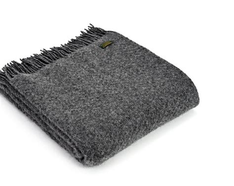 Tweedmill Pure New Wool Slate Wafer Blanket Throw Etsy
