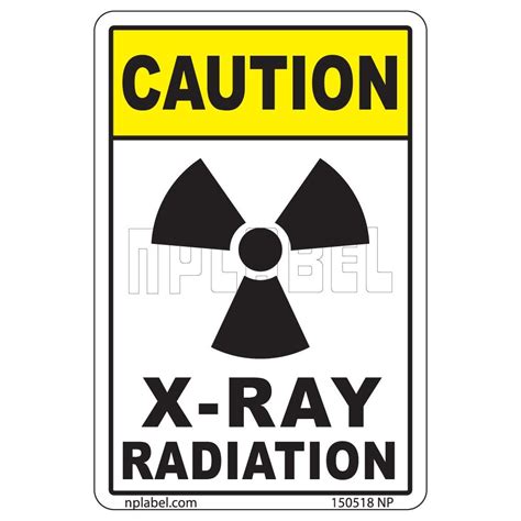 150518 X Ray Radiation Warning Label And Sticker At Rs 135piece Safety