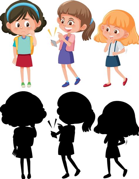 Set Of Different Kids Cartoon Character 2080834 Vector Art At Vecteezy