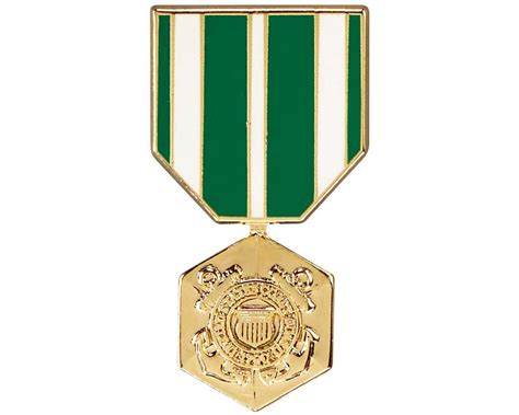 Coast Guard Commendation Medal Hat Pin