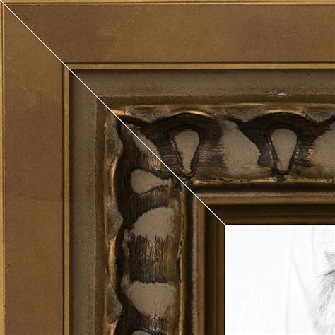 Arttoframes 24x36 Inch Antique Gold Wood Picture Frame