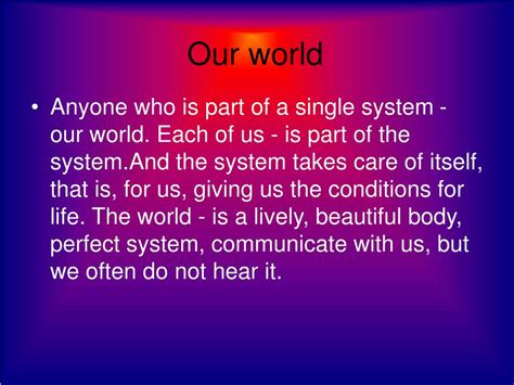 Ppt Our World And Our Place Powerpoint Presentation Free Download