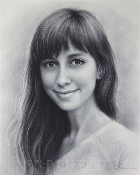 Drawing Of Beautiful Girl By Dry Brush By Drawing Portraits On Deviantart