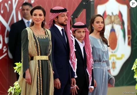 La Reine Rania De Jordanie Le Prince Hussein Bin Abdallah Le Prince