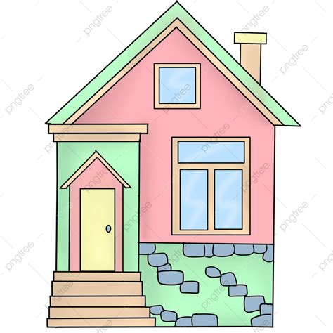 Gambar Ilustrasi Rumah Manis Rumah Ilustrasi Rumah Rumah Png