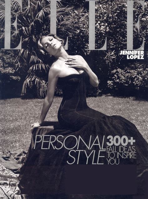 Дженнифер Лопес Jennifer Lopez в журнале Elle