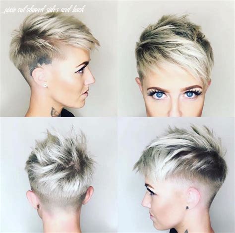 11 pixie cut shaved sides and back short shaved hairstyles edgy pixie haircuts thick hair styles