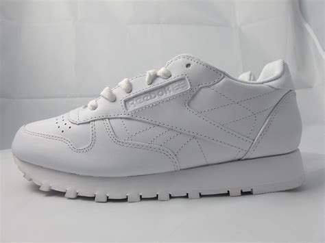 New Womens Reebok Classic Leather Sneakers J90118 White