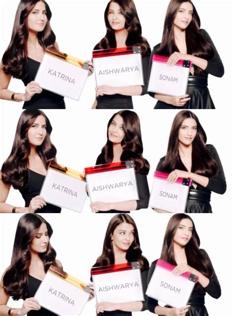 Sonam Kapoor Katrina Kaif And Aishwarya Rai For Loreal Paris Advanced Hair Care Ad 2016 Advanced