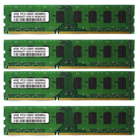 16 8gb 4gb Ddr3 10661333 1600mhz Pc3 10600 12800 Desktop Pc Memory Non