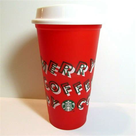 Plus only pay 50¢ for refills through january 6th! Starbucks Christmas Holiday Merry Coffee Reusable Hot Cup ...