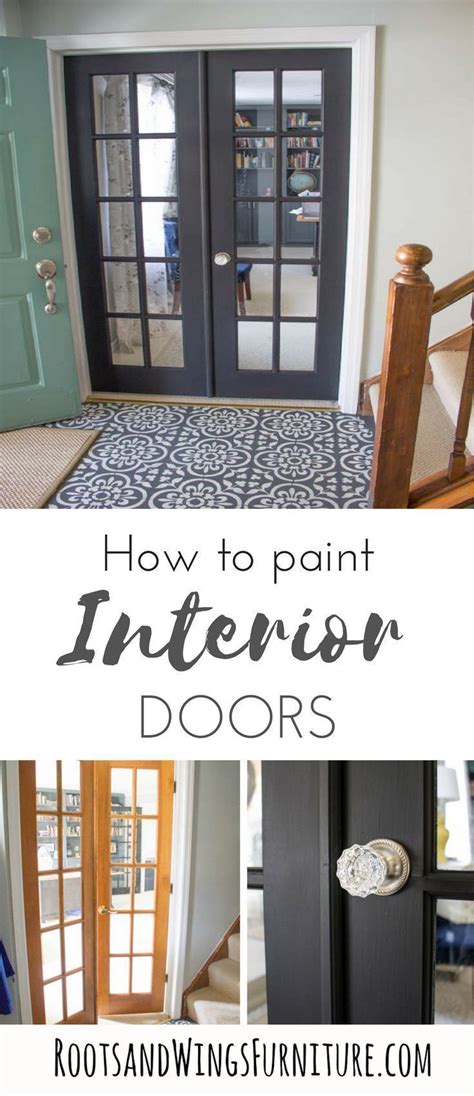 The sweetest digs is here to help you create a stylish, simple and. Painting Interior Doors with General Finishes Milk Paint • Roots & Wings Furniture LLC | Painted ...