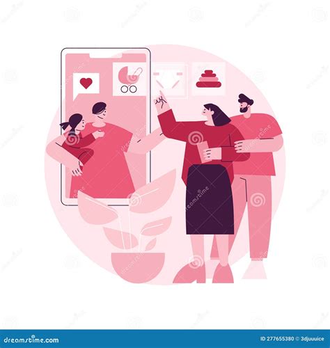 Babysitting Services Abstract Concept Vector Illustration. Stock Vector