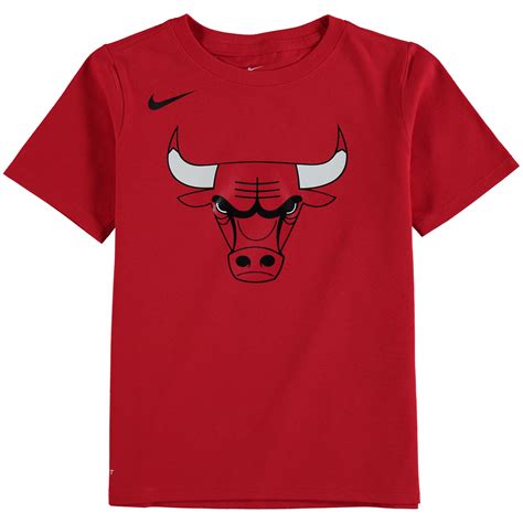 Nike Chicago Bulls Youth Red Logo Performance T Shirt