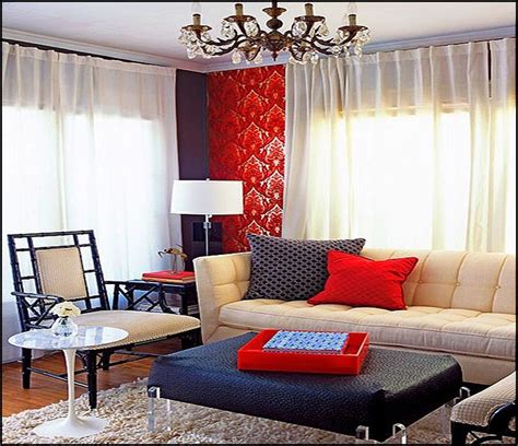 Red White And Blue Rooms For Your Enjoyment Brown Living Room Decor