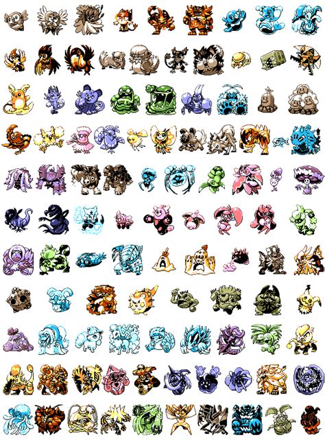 All 7th Gen Pokemon Pixeled Finally Very Excited To See Em All