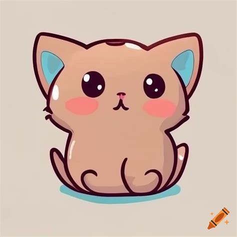 Kawaii Style Cute Cat On Craiyon
