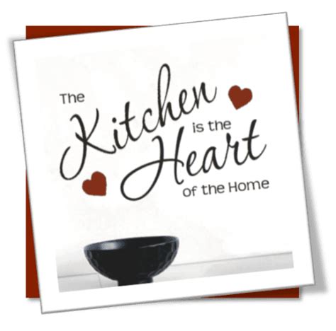 Wall Decals Vinyl Decals Wall Art Stickers Kitchen Heart Of The