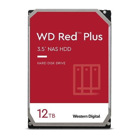 Wd Wd120efbx 12tb Red Plus 35 7200rpm Sata Nas Hard Drive Wd120efbx