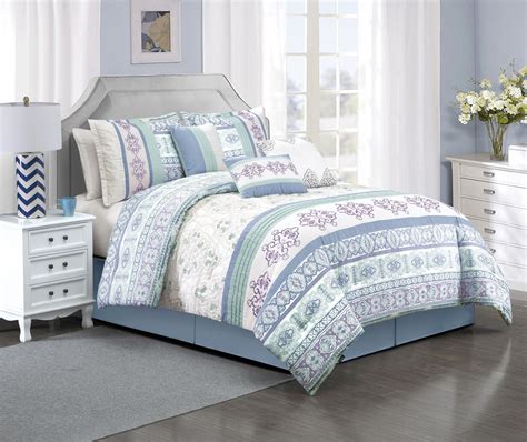 Bedding Paradise Piece Luxury Embroidered Comforter Set Walmart Com