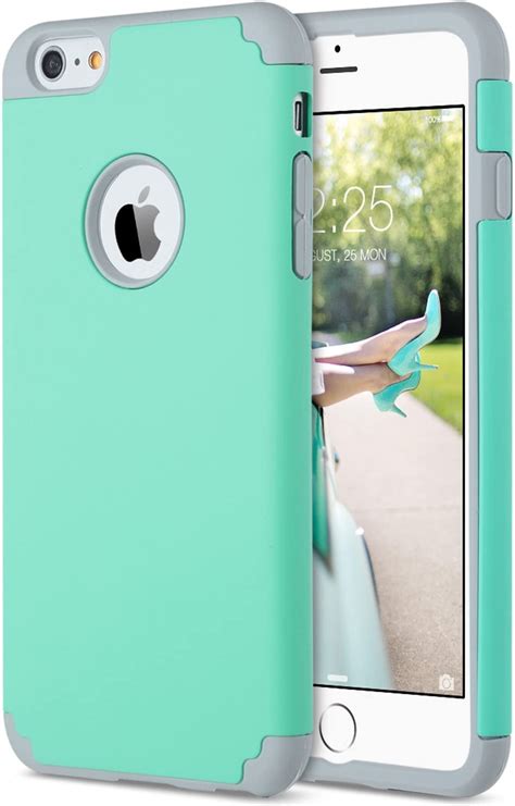 Ulak Iphone 6 Plus Case Iphone 6s Plus Case Slim Hybrid Silicone Bumper Phone Case For Apple