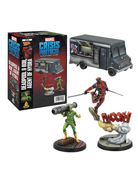 Marvel Crisis Protocol Deadpool And Bob Agent Of Hydra Battleground