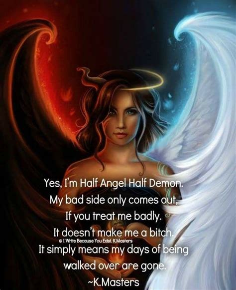 Pin By Michelle Yates On So Me Half Angel Half Demon Demonic