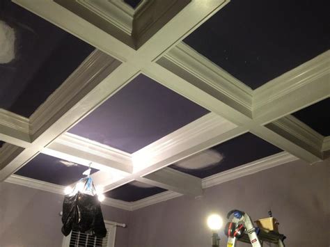 So, check out our favorite crown. Coffered Ceiling - step by step | Coffered Ceiling ...