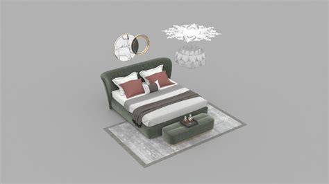 1721 Download Free Bed Model By Nguyen Tam Giang