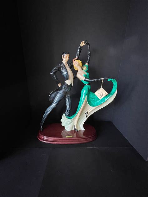 A Santini Vintage Figurine Tango Dancers 20 Hight Etsy
