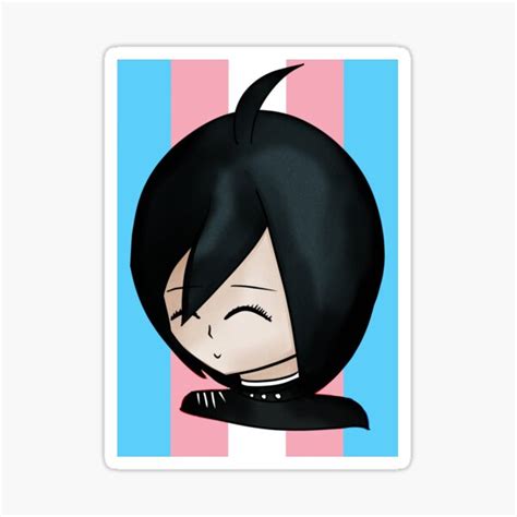 Shuichi Saihara Says Trans Rights Sticker For Sale By Virtualkibou Redbubble