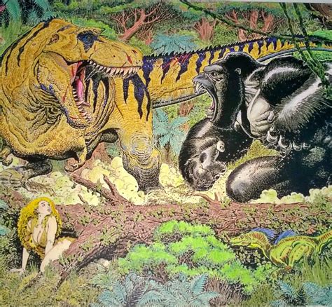 Tribute To This Amazing Work By Arthur Adams King Kong Vs T Rex