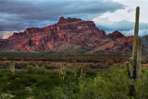 Red Mountain Sunset Photograph By Dave Dilli Fine Art America